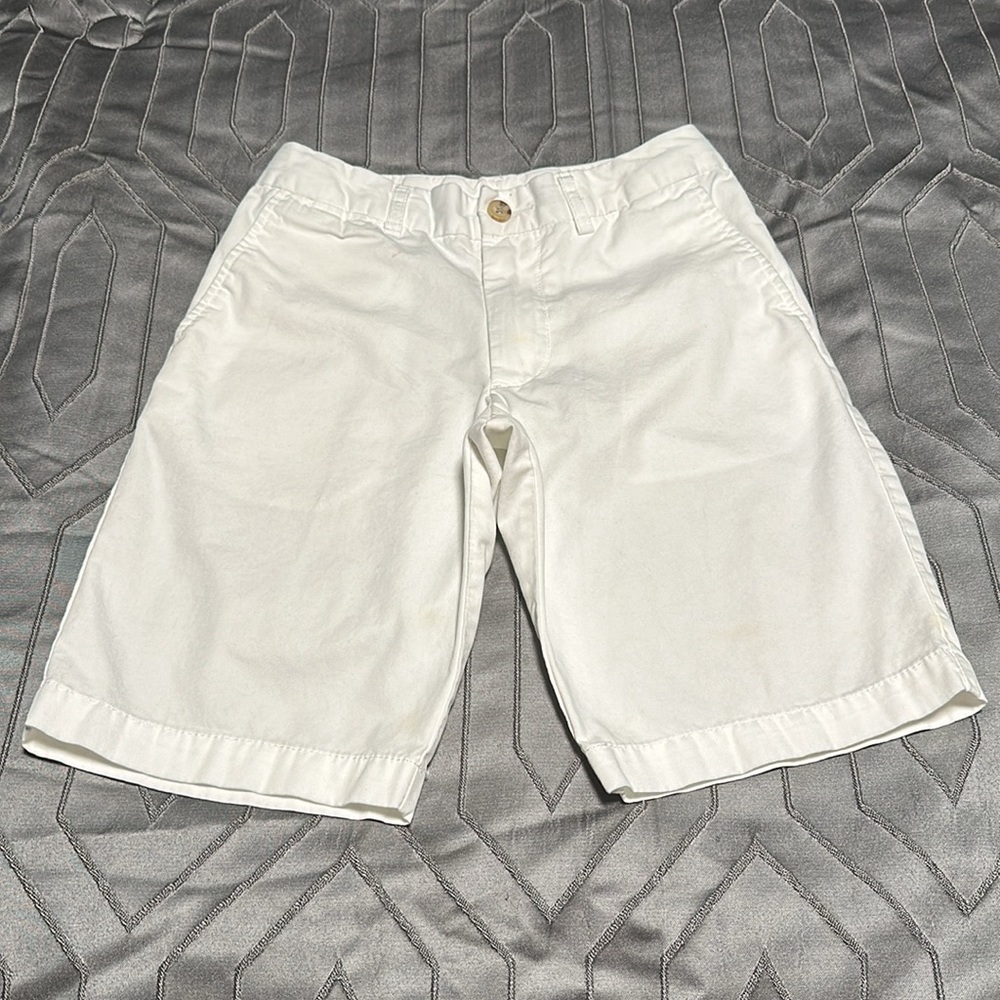 Ralph Lauren Polo Boys White Chino Shorts, EUC (Wore Once), Size 8